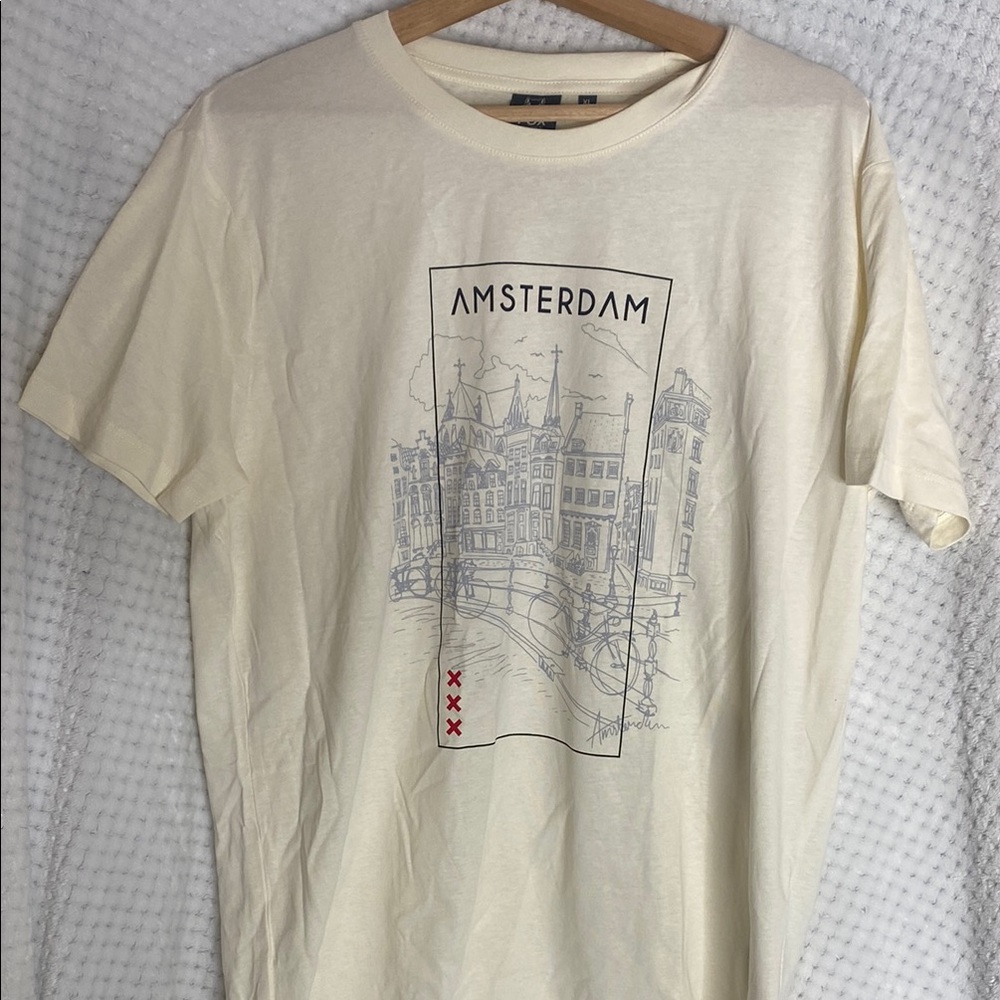 Fox Originals Amsterdam Graphic Cream T Shirt